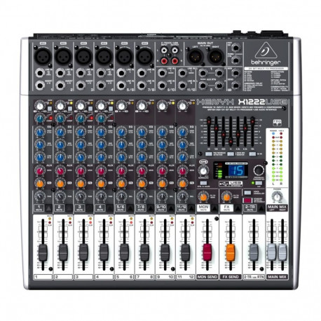 Behringer X1222USB helimikser 4 kanalit