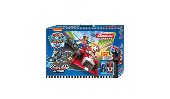 GO Track!! PAW PATROL Paw Patrol - valmis võidusõidu pääste 4.9m 62535 Carrera