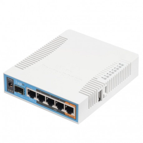 Mikrotik hAP ac 500 Mbit/s valge Power over Ethernet (PoE)