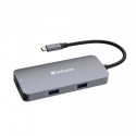 Verbatim CMH-05 USB Type-C 5000 Mbit/s Hõbe