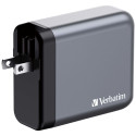 Verbatim GNC-140 GaN Charger 140W with 2 x USB-C PD 140W / 1 x USB-C PD 20W / 1 x USB-A QC 3.0 (EU/U