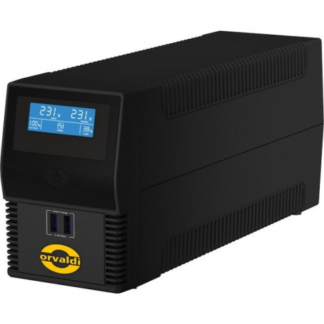Orvaldi katkestusteta toiteallikas I650 liini-interaktiivne 0.6kVA 360W