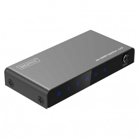 Digitus 4K HDMI Splitter, 1x2 | DS-55336 | Black