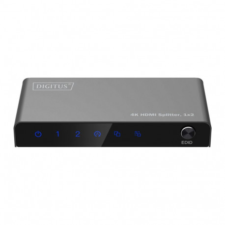 Digitus 4K HDMI Splitter, 1x2 | DS-55336 | Black