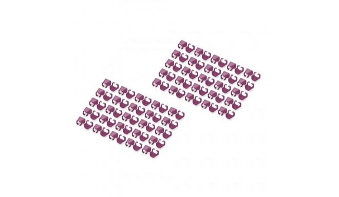 Digitus | Color clips for Patch cable | A-CC-MG | Magenta