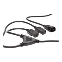 Digitus Y-power Cord Connection Cable | AK-440400-017-S Digitus Y-power Cord Connection Cable | AK-440400-017-S