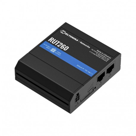 Teltonika | LTE Cat 6 Router | RUT260 | 802.11n | 10/100 Mbit/s | Ethernet LAN (RJ-45) ports 2 | Mes