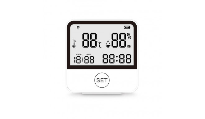 TUYA Smart Temperature and Humidity Sensor, Wi-Fi