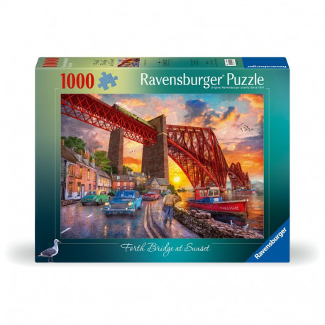Ravensburger pusle 1000 tk Forthi sild päikeseloojangul