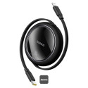 Cable USB C - IP Lightning 20W 1m retractable Black Free2Pull BASEUS