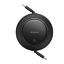 Cable USB C - USB C 100W 1.5m retractable black Free2Pull BASEUS