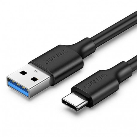 Cable USB A- USB-C 1m USB3.2 Gen1 5Gbps 5V 3A black US184 UGREEN