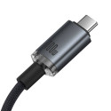Cable USB C Male - USB C Male 1000W USB3.2, 20Gbps, 4K@60Hz 1.5m Crystal Shine BASEUS, Black