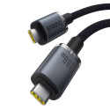 Cable USB C Male - USB C Male 1000W USB3.2, 20Gbps, 4K@60Hz 1.5m Crystal Shine BASEUS, Black
