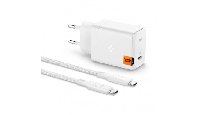 Spigen ArcStation Pro Charger + USB-C 65W Cable - White