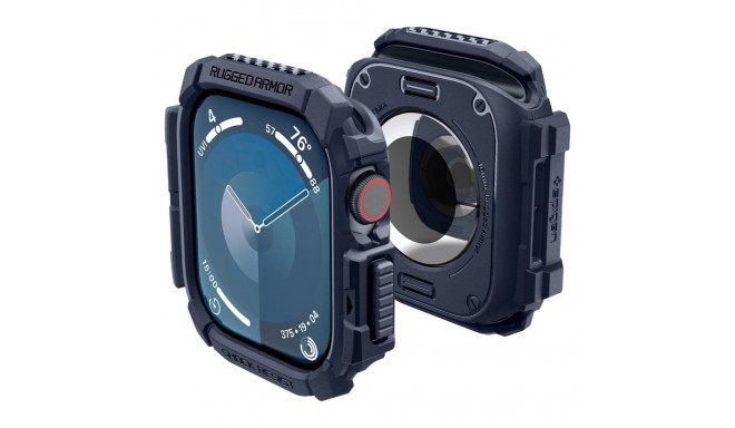 Spigen Rugged Armor Case for Apple Watch 10 46mm - Navy Blue