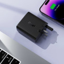 Ładowarka sieciowa Acefast A97 PD100W GaN (3 x USB-C + USB-A) z wtyczką UK - czarna