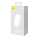 Baseus Airpow 20W 10000mAh Power Bank with Baseus Simple Series USB-A - USB-C 30 cm Cable - White