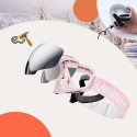 Qunature Pink Children&#39;s skiing goggles (medium/large children&#39;s version)