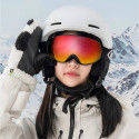 Qunature Black Ski Goggles Kids (Size M/L) - Black