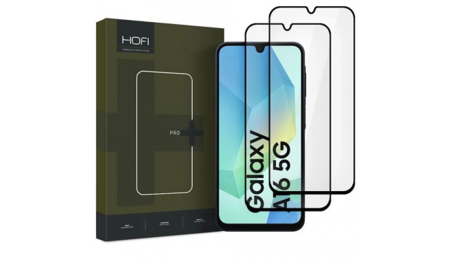 Kaitseklaas Hofi Galaxy A16 4G/5G, Pro+, must, 2tk