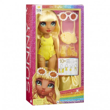 Doll Rainbow High Swim Style Sunny Yellow