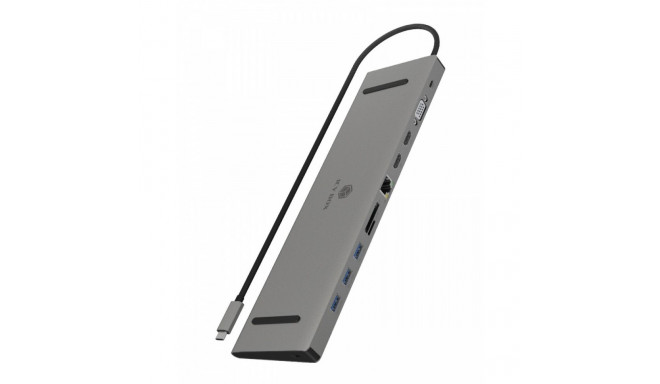 ICY BOX IB-DK2106a-CPD 11 w 1, 3x Video output
