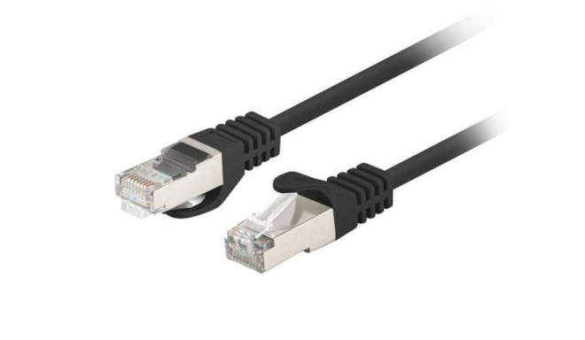 Patch-kaabel kat.6 FTP 0.5m must Fluke 10-pakk