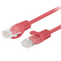 Patchcord cat.6 UTP 1M 10-pack fluke passed red