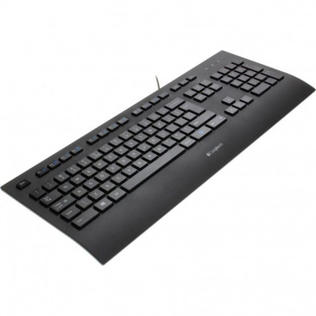 Logitech K280e for Business keyboard USB QWERTY US International Black
