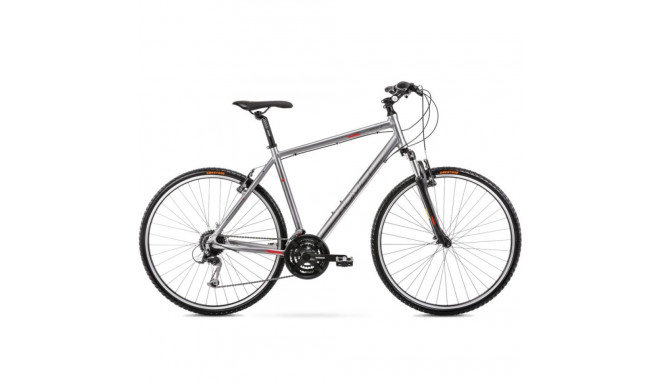 ROMET Orkan 2 M, 28" 21" XL, hall/punane (2022)