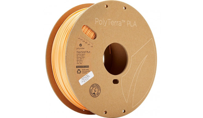 PLA filament 3D-printerile Polymaker PolyTerra, Peach, virsik, 1,75mm, 1kg