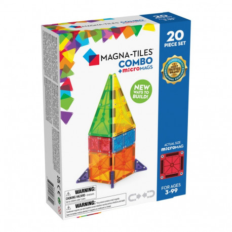 MAGNA-TILES Micromags Combo komplekt, 20 osa