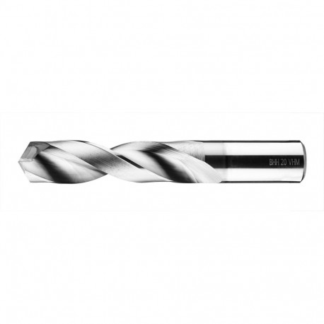Wiertło węglikowe Baildon DIN 6537 K WK3 19,5 mm, VHM TiAlN, 131-79 mm