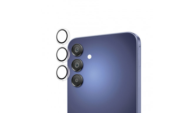 Tagakaamerate kaitseklaasid Hoops, Samsung Galaxy A16 / A16 5G, läbipaistva äärega, PanzerGlass