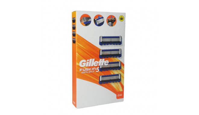 GILLETTE FUSION SPORT 5 RECAMBIO CUCHILLAS PACK 4UN