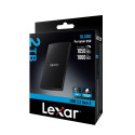 External SSD|LEXAR|SL300|2TB|USB-C|Write speed 1000 MBytes/sec|Read speed 1050 MBytes/sec|LSL300002T