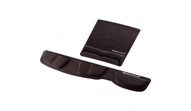 MOUSE PAD WRIST SUPPORT/BLACK 9181201 FELLOWES
