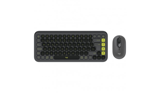 LOGITECH POP ICON COMBO - GRAPHITE - US INT'L - BT - INTNL-973