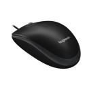 Optical Mouse - Logitech B100 800 DPI USB Ambidextrous Black