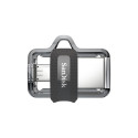 Dual USB Flash Drive - SanDisk Ultra 32GB Type-A/Micro-USB Black
