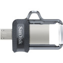 Dual USB Flash Drive - SanDisk Ultra 32GB Type-A/Micro-USB Black