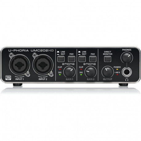 Audio Interface - Behringer UMC202HD 2-Channel USB Black