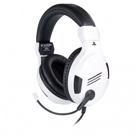 Gaming headphones - Nacon Bigben Gaming Headphones with Microphone PS4 V3 White