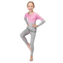 Laste termopesu komplekt Spokey Elsa (122/128) pink/grey