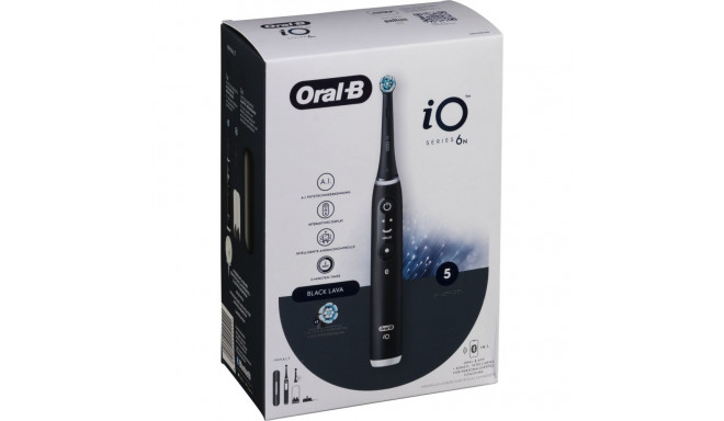 Braun Oral-B iO Series 6 Electric toothbrush (black, black lava)