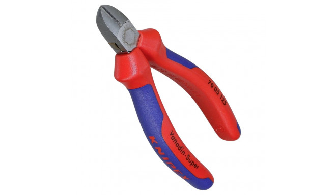 KNIPEX side cutters 70 05 125, cutting pliers (red/blue, length 125mm)