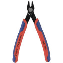 KNIPEX Electronic Super Knips 78 81 125, electronics pliers (red/blue, with opening spring and openi