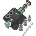 Wera 8009 Zyklop Pocket Set Imperial 2, bit set (black/green, reversible ratchet for 3/8", 1/4")