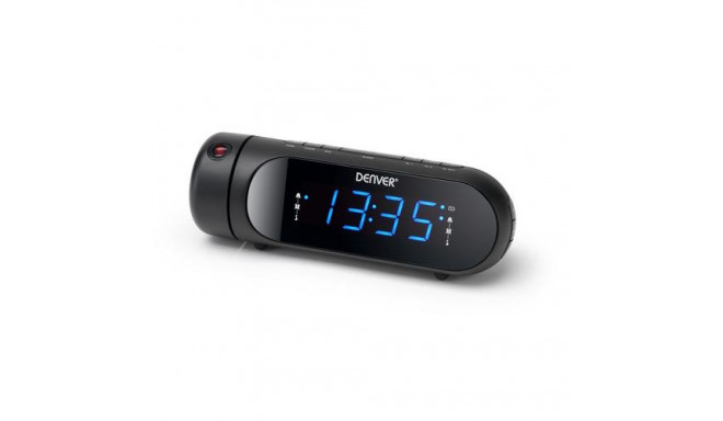 Denver CPR-700 alarm clock Digital alarm clock Black